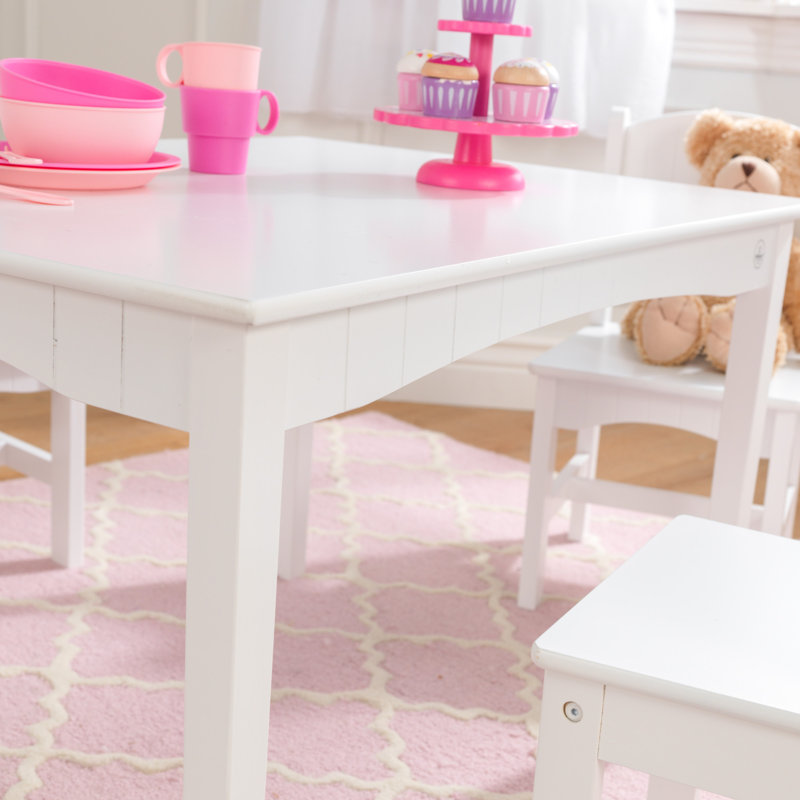 Nantucket kids 4 piece table and chair set best sale